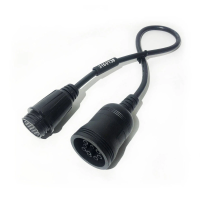 Kabel 9-pinowy do diagnostyki CATERPILLAR i PERKINS, Texa 3151/T38 (3902892)