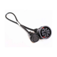 4+8-pin cable for MAN Euro2 and Euro3 vehicles, Texa 3151/T13