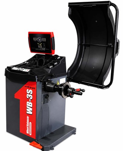 3D Reifenwuchtmaschine Well Kraft WB-3S
