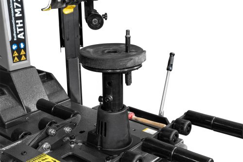 Двухскоростной шиномонтажный станок автомат с подъемником колеса ATH M72Z Plus