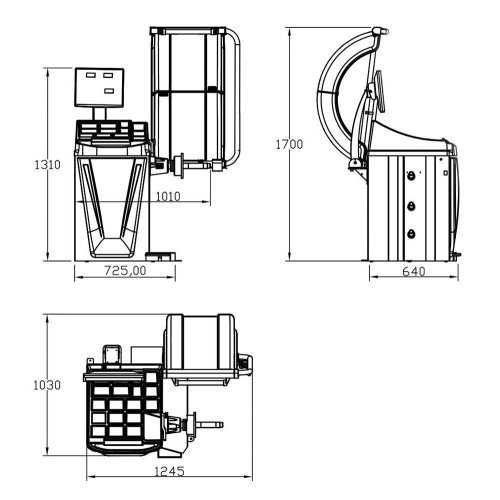 2D Reifenwuchtmaschine ATH W42