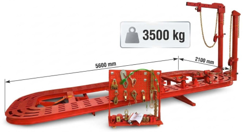 Rama blacharska do prostowania nadwozia Well Kraft 300