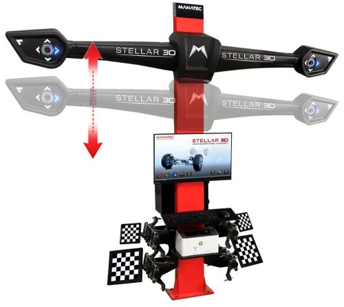 Стенд развал схождения Well Kraft 3D ABS