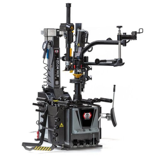 Двухскоростной шиномонтажный станок автомат с подъемником колеса ATH M72Z Plus