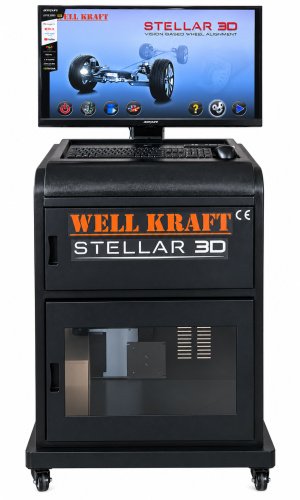 Stanowisko do ustawiania geometrii kół Well Kraft Stellar 3D ABSC