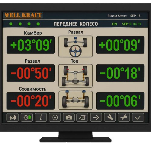 Ausrichtungsständer Well Kraft Genie 3D