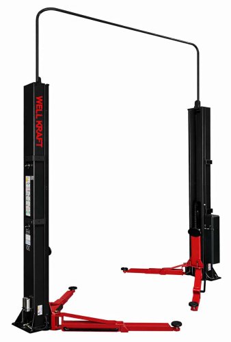 Podnośnik dwukolumnowy 4 t z bezlinową synchronizacją Well Kraft WK2240S