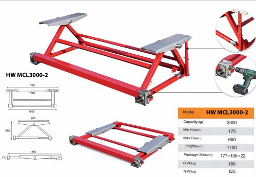 Podnośnik nożycowy Well Kraft HW MCL3000-2