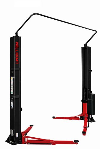 Podnośnik dwukolumnowy 4 t z bezlinową synchronizacją Well Kraft WK2240S