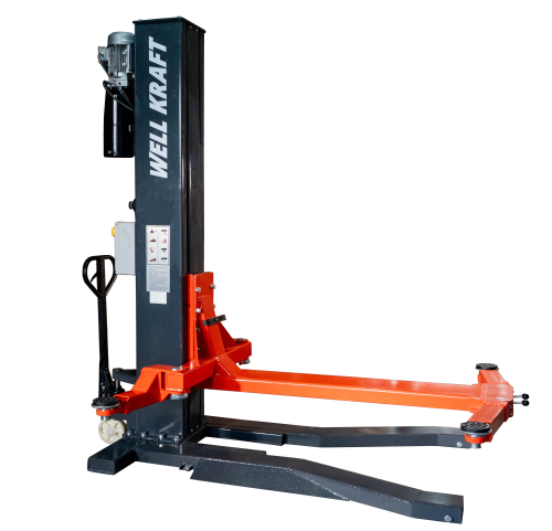 Electro-Hydraulic mobile  Single Axle Lift 3t Well Kraft P130