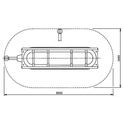 Body slipway Globaljig G351 SUPER ROTAX 5mt