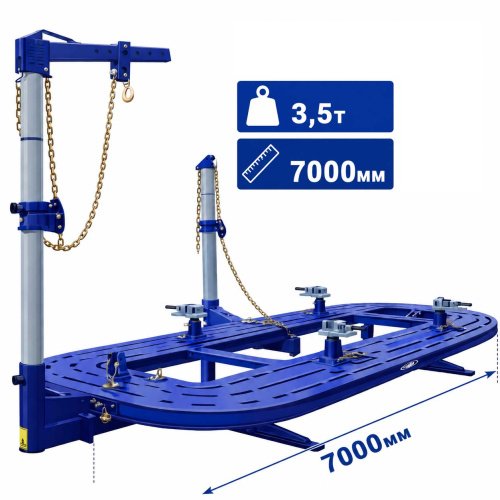 Платформенный стапель для рихтовки кузова Well Kraft 950