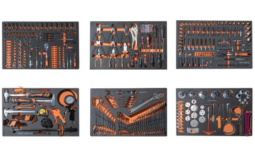 Візок інструментальний на 7 секцій Well Kraft LD-307T-404